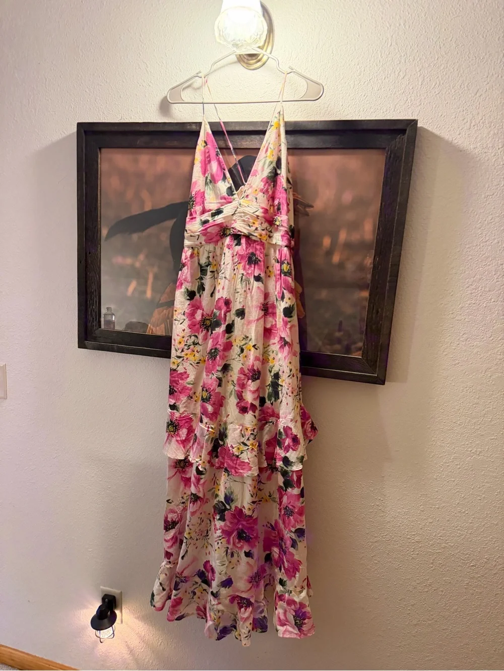 Abercrombie & Fitch Pink Floral Maxi Dress